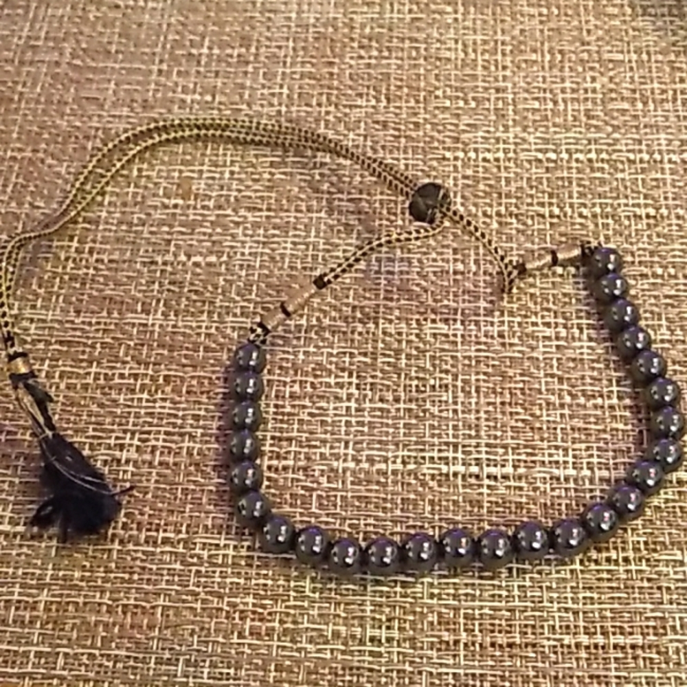 New Boho Hematite Necklace